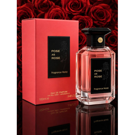 Жіноча парфумована вода Fragrance World Pose as Rose 100 мл 